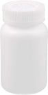 Othmro PE Plastic Lab Chemical Reagent Bottles 5pcs, 51ml/1.72oz Wide Mouth 28mmID Round Sample Liquid Storage Container Sealing Bottles White wit...