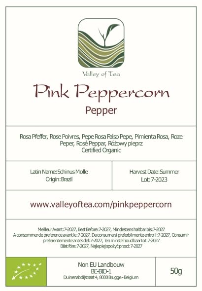 Pink Peppercorns For Grinder - Pink Pepper - Peppercorn - Peruvian Peppertree - Schinus Molle Pink Peppercorn Grinder Peruvian Pink Pepper Dried P...