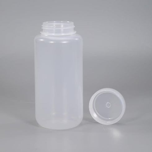 33.8 oz Wide Mouth Lab Reagent Bottle, Laboratory Grade Chemical Container, Sealed Leak-proof Clear PP Bottle, Pill Bottle, Water Sample Bottle(2 ...