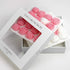 Canasuc Paris, L' Envie en Rose Pur Sucre de Canne,"Window Gift Box" of 36 Assorted French Molded Rose Sugar Pieces, White & Rose, 3.35 Oz...