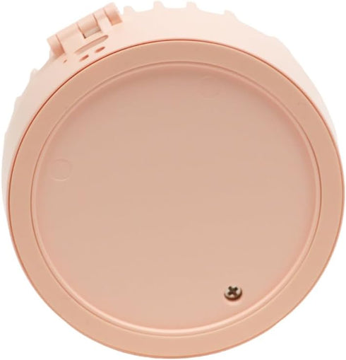 Compact Mini Fan Mirror Handheld Portable USB Rechargeable Adjustable Speed Fan for Eyelash Extensions Makeup Travel (Powder Pink)...
