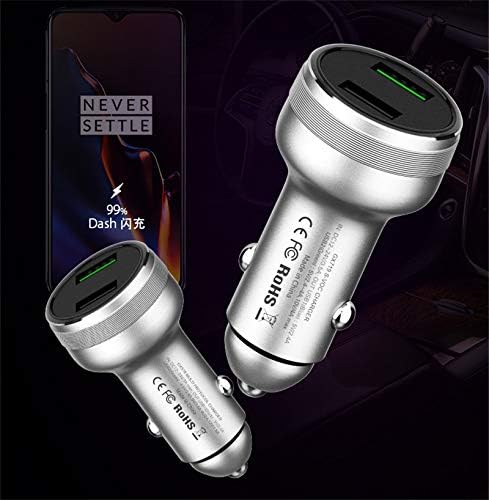 Warp Dash Car Charger for Oneplus 8T/9 Pro/8 7 / 7T Pro / 6T/6/5T/5/3T/3,USB Charging Rapidly Car Charger with 6.5A Warp Charge USB Data Cable for...