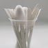 Certified Compostable Assorted Cutlery, 6.5 Inch Heavy Duty Disposable Utensils, White, 24 Count (8 Forks + 8 Spoons + 8 Knives)...
