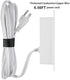 CCCEI Furniture Recessed Power Strip, White Desk Outlet with USB Ports, in Conference Desktop Flush Mount Plug, 6 ft Extension Cord....