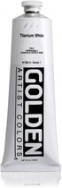 Golden Artist Colors Heavy Body Acrylics, Titanium White (5 oz tube)...