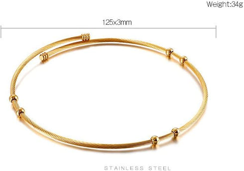 Minimalist Round Gold Bar Necklace Simple Fashion High Neck Choker Female King Neckwire...