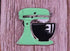 Cake Mixer Enamel Pin, Kitchen Appliance Enamel Pin, Cute Mint Green Pin for Bakers, Chefs, and Cooking Enthusiasts, 1.25 Inches Tall and 1 Inch W...