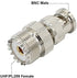PL259 to BNC Adapter Male Female 4 Type RF Connector Kit Coax Coaxial BNC UHF Radio Adapter for Antennas Wireless LAN Device Radios...