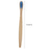 Toothbrush Soft Nylon 6 Colors Recyclable Toothbrushes for Person Oral Care(Blue)...
