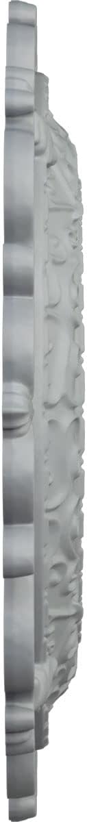 Ekena Millwork CM13OR Orrington Ceiling Medallion, 13 1/4"OD x 6 5/8"ID x 1 1/8"P, Factory Primed...