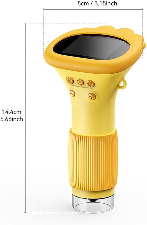 Portable Digital Microscope for Kids, Pocket Handheld Microscope Camera with 2'' Inch Screen, Educational Science Christmas Birthday Gifts for Age...