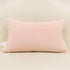 Avigers 12 x 20 Inches Pink White Gold Leather Striped Patchwork Velvet Cushion Case Luxury Modern Throw Pillow Cover Decorative Pillow for Couch ...