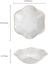 Lotus Leaf Shape Ring Holder Dish, Small Key Bowl, Ceramic Trinket Tray Jewelry Dish Organizing Necklace Earrings for Mom Friend Sister, White. Al...