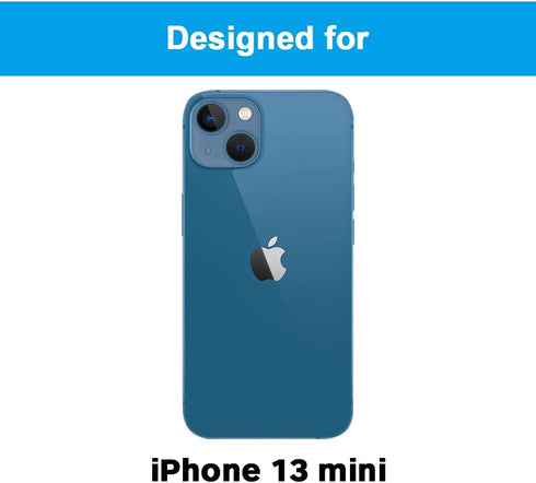 GLASS-M Anti-Blue Light Screen Protector for iPhone 13 Mini, Eye Protection 9H Tempered Glass, Full Coverage Anti Blue Ray Glass Screen Cover, Blu...