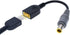 JMT DC 7.9 x 5.5mm Round Jack to Square USB Plug Converter Laptop Power Adapter Connector Cable Compatible for Lenovo ThinkPad IBM Charger (15cm,7...