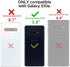 J.west Galaxy S10e Luxury Sparkle Glitter Pattern Slim Clear TPU Silicone Protective Phone Case - Colorful...