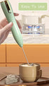 Electric Milk Frother for Matcha, Hot Chocolate, Coffee Creamer,Handheld Design, 304 Stainless, 2 Heads Type-C Rechargeable Foam Blender with 3 Sp...