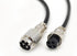 3.28 ft GX16 4 Pin Male to Female Head Aviation Cordset, GX16 4Pins Female to Male Connector Electrical Cable Panel Mount Circular Metal Aviation ...
