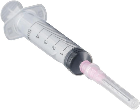 5 Pack Fountain Pen Ink Converter, 5ML/CC Ink Filling Syringe, with Platic Blunt Needle Tip for Fountain Pen...