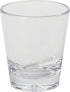 Carlisle FoodService Products Alibi Round Glass Clear Glass for Restaurants, Catering, Kitchens, Plastic, 1.8 Ounces, Clear, (Pack of 24)...
