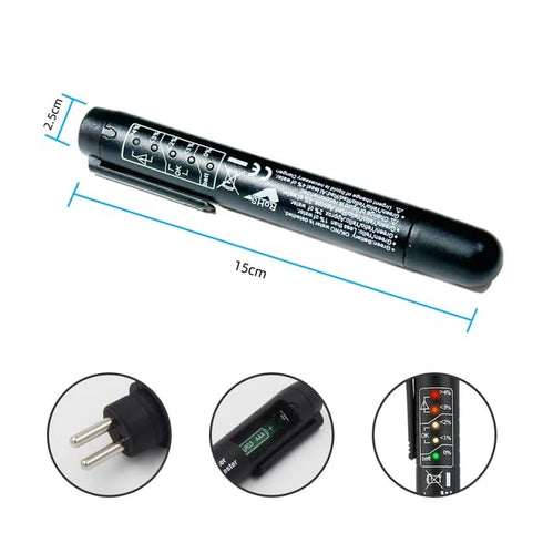 Brake Fluid Liquid Tester Pen, Best OEM Tools with 5 LED Indicators, Calibrated for Car Oil DOT 3 DOT 4 DOT 5.1, Secure Your Front Brakes and Brea...