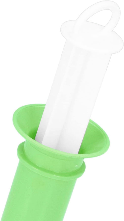 7pcs Set Food Pouch, Maker Reusable Pure Color Pouches Toddler Fruit Squeeze Puree Filler for Kids(Green)...