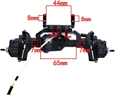 Metal Axle Servo Mount Stand Servo Bracket for TRX4 TRX-4 1/10 RC Crawler Car Upgrade Parts...