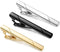 Roctee Men's Tie Clips, Neck Ties Necktie Tie Pins Clasp Tacks for Men with Gold Silver Black 3 Tone, Slim Tie Clip Accessories for Business Weddi...