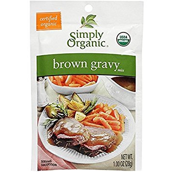 Simply Organic Brown Gravy Mix, Certified Organic, Gluten-Free | 1 oz | Pack of 3...