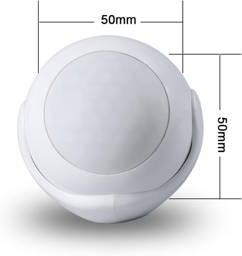 PIR Motion Sensor, Requires Gantch HUB?Smart Gateway?, Tuya Powered Zigbee Connection,.Compatible with Apple HomeKit, Alexa, 360° Detection Securi...