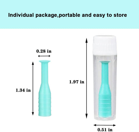 10 Pack Hard Contact Lens Remover & Insertion Tool,RGP Plunger Suction Cup for Hard Lenses(Green)...