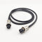 3.28 ft GX16 4 Pin Double Female Head Aviation Cordset, GX16 4Pins Female to Female Connector Electrical Cable Panel Mount Circular Metal Aviation...