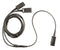 Call Center Headset QD Cable Y Splitter Adapter Trainer Cable for Training Center Compatible with Plantronics QD headsets Splitter Cable Connector...