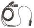 Call Center Headset QD Cable Y Splitter Adapter Trainer Cable for Training Center Compatible with Plantronics QD headsets Splitter Cable Connector...