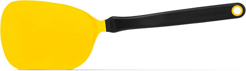 Dreamfarm Chopula Non-Stick-Safe Super-Flexible Sit-Up Spatula with Strong Flat Edge to Separate Food - 12" Yellow...
