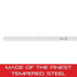 Starrett Tempered Steel Thickness Gage or Feeler Stock with Rounded Ends - Ideal for Carpenters and Home Improvement - .25mm Thickness, 30cm Lengt...