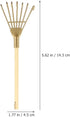 6Pcs Mini Zen Garden Rake Miniature Ash Rake Model Small Metal Rake Tiny Rake Planting Tools Decor for Crafts Photo Prop - Gold...