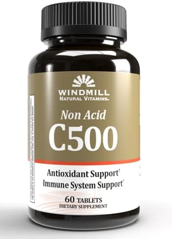 Vitamin C Tablet 500mg Non-Acid Wmill - 60 by WINDMILL...
