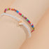 Colorful Beaded Anklet Pearl Heart Anklet Layered Ankle Fashion Beach Foot Jewelry for Women and Teen Girls...