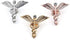 3 PCS Medical Caduceus Doctor Nurse Brooch Pin Sets Jewelry for Graduation Medical Student Gifts (3 pics)...