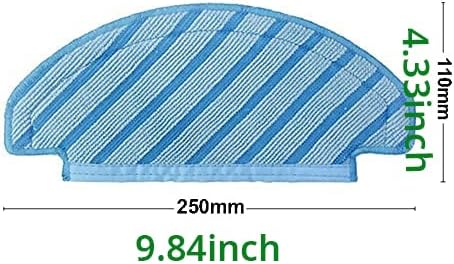10 PCS Mopping Pads Accessories For Ecovacs Deebot Ozmo T8 AIVI T8 Max T8 T8+ Series/ T9 /T9 AIVI, N8 Pro Plus/ N8 Pro, for Yeedi Vac/Yeedi Vac Ma...