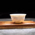 Handmake Ceramic Mini Kungfu Tea Cups, Chinese Embossed Dragon Style White Porcelain Tiny Teacups,Tea Bowl Cup set of 6...