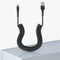 Coiled Lightning Cable Apple Carplay Compatible & MFi Certified, Short USB to Lightning Cable with Data Transmission and LED, Retractable iPhone C...