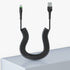 Coiled Lightning Cable Apple Carplay Compatible & MFi Certified, Short USB to Lightning Cable with Data Transmission and LED, Retractable iPhone C...