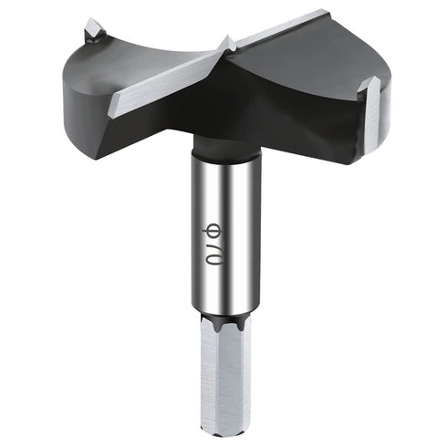 2-3/4 Inch Carbide Forstner Drill Bit, Carbide Tipped Forstner Bit for Hard Wood, Wood Drilling Bit Woodworking Hinge Cutter Tool Kits for Wood Pl...