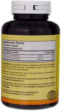 Nature's Blend Calcium Citrate with D3 100 Cplts...