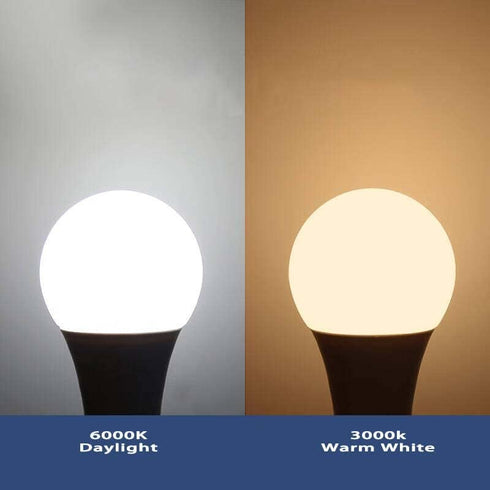 LED Light Bulbs 25W Equivalent Daylight White 6000K E26 120V A15 3W Bulbs for Bedroom Living Room Home Office Not Dimmable (Pack of 6) ??1.7*H3.1 ...
