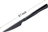 Black Steak Knife Set, 6 Piece Stainless Steel Kitchen Knife Set & Kitchen Utility Knives, 8.7 Inch Serrated Steak Knives, Dinner Knives, Sharp Kn...