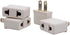 European to US Plug Adapter, 4 Pack Universal Input UK/EU/AU/Asia to USA/Canada/Mexico Adapter Travel Power Plug Adapter Converters(White)...