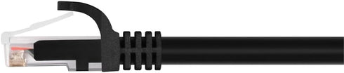 Monoprice Cat5e Ethernet Patch Cable - Snagless RJ45, Stranded, 350Mhz, UTP, 24AWG, 3 Feet, Black - Flexboot Series...